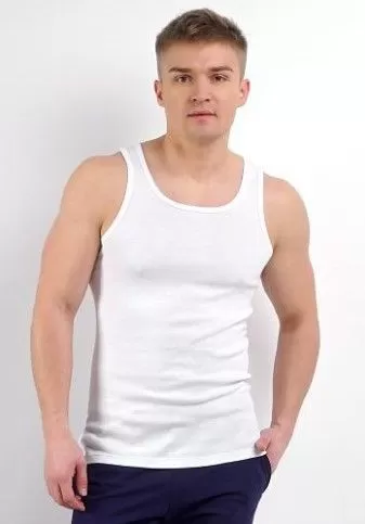 Майка мужская CLE 602148 (белый)