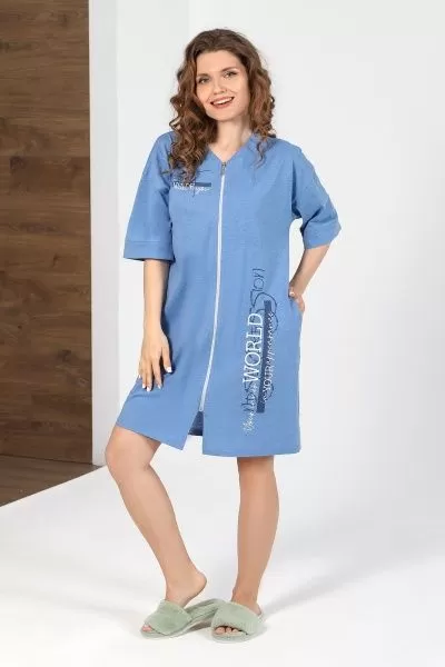 Халат "Одиссея"(ГОЛУБОЙ)