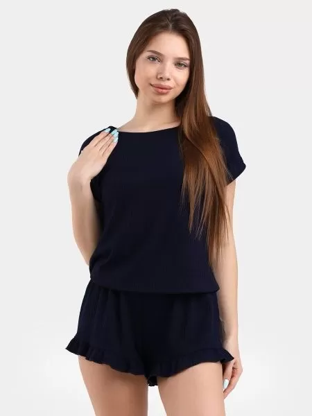 Пижама с шортами Esmeralda (синий)