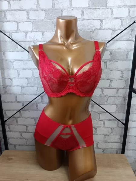 Бюстгальтер 12301 цвет красный
