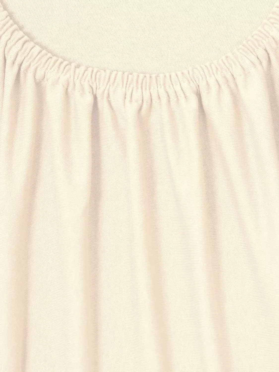 Простынь трикотажная на резинке (молоко)