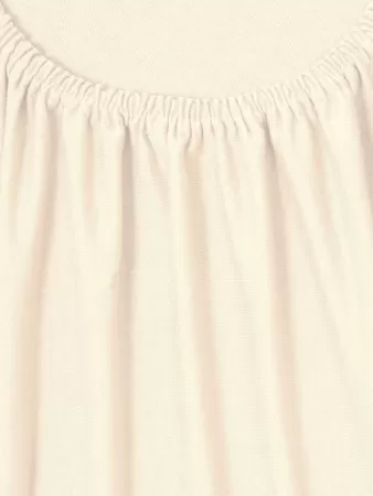 Простынь трикотажная на резинке (молоко)