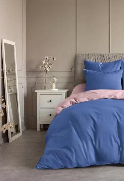 Комплект постельного белья; ткань Поплин.  Ночь Нежна Лиловая сказка 703+609 