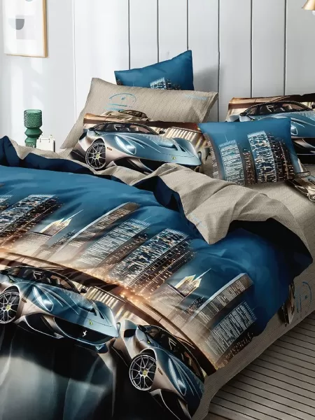 КПБ поплин эксклюзив (молния) Ночной драйв