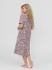 Халат женский 893 коричневый