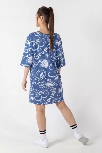 Туника женская "Позитив-3"(ИНДИГО)