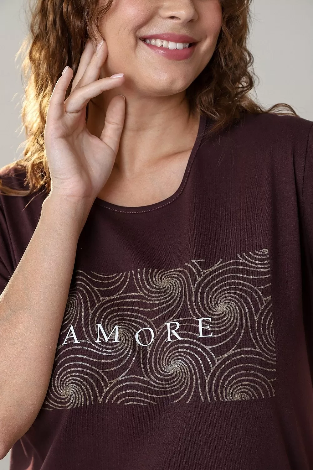 Туника "Элли"(КОРИЧНЕВЫЙ)