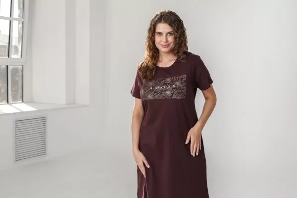 Туника "Элли"(КОРИЧНЕВЫЙ)