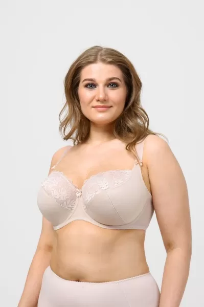 Бюстгальтер LENGY 10126 серебристый пион