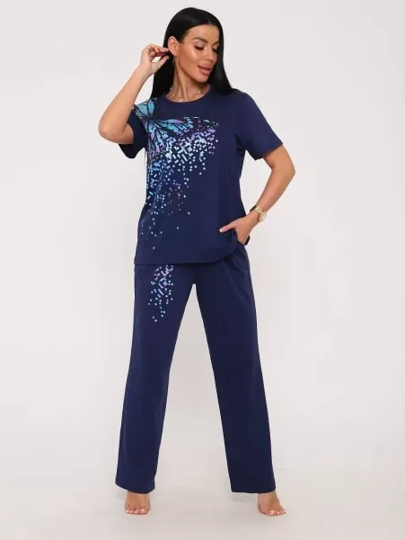 №123 Костюм женский с брюками