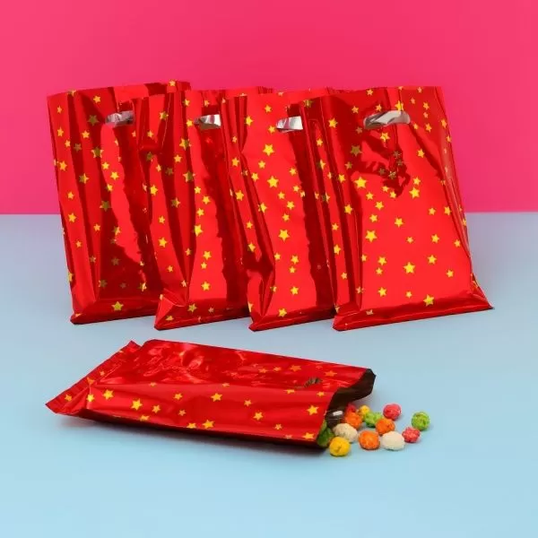 Метализированный пакет "Звездочки" 