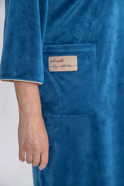 Халат женский Антель (синий)