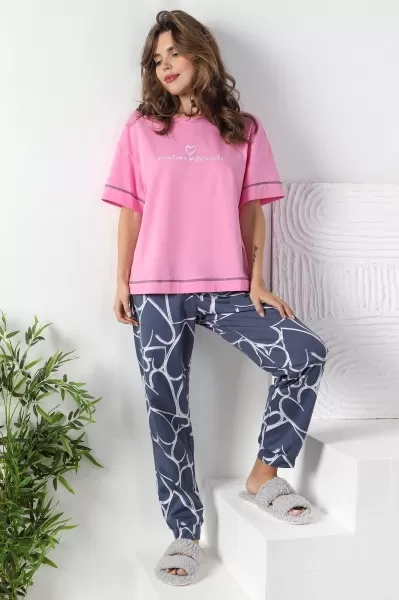 Костюм с брюками "Келли-1" РОЗОВЫЙ