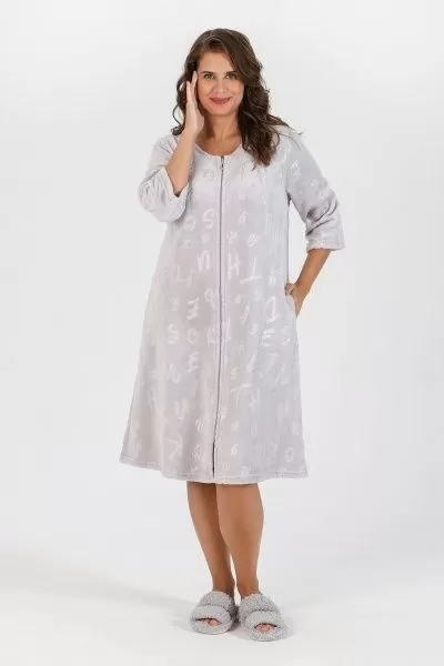 Халат женский "Танси-1"(СЕРЫЙ)