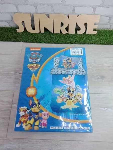 Комплект постельного белья, поплин "Щенячий Патруль" Paw Patrol панно 