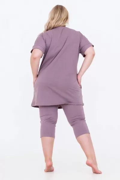 Костюм женский 46519 пыльная роза