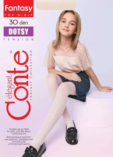 Conte Колготки дет. DOTSY bianco 