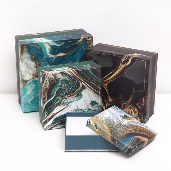 Подарочная коробка "Мрамор" 