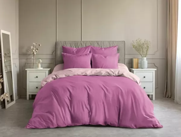 Комплект постельного белья; ткань Поплин.  Ночь Нежна Лиловая сказка 703+609 