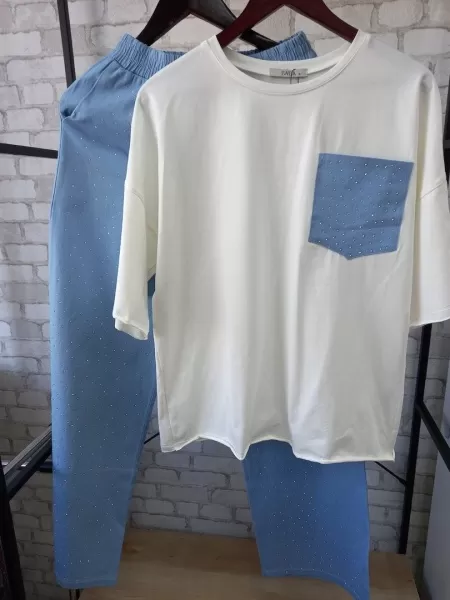 Костюм женский с брюками 003