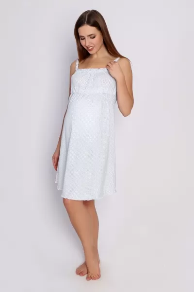 Комплект женский Забота (т.синий/белый)