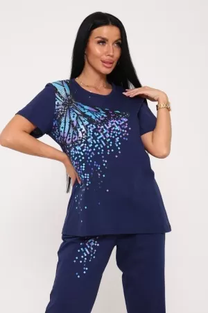 №123 Костюм женский с брюками