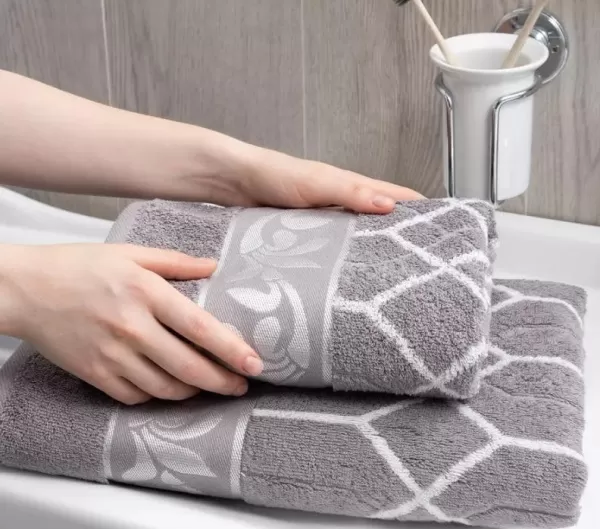 Полотенце махровое Symmetry ПЦ-2602-5719 цв 10000