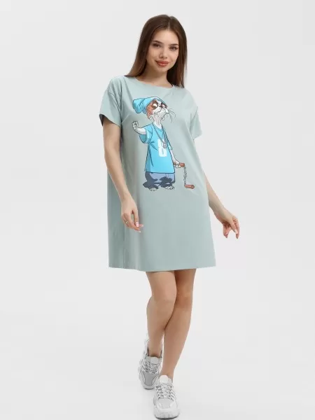 Футболка удлин.  Street - нефрит