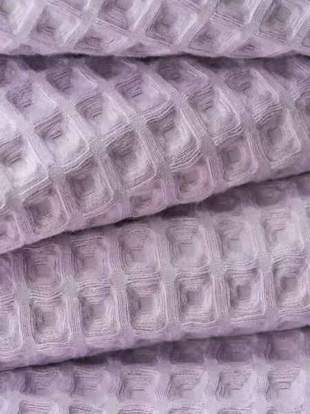 Халат женский вафельный БОХО КИМОНО лаванда 619 