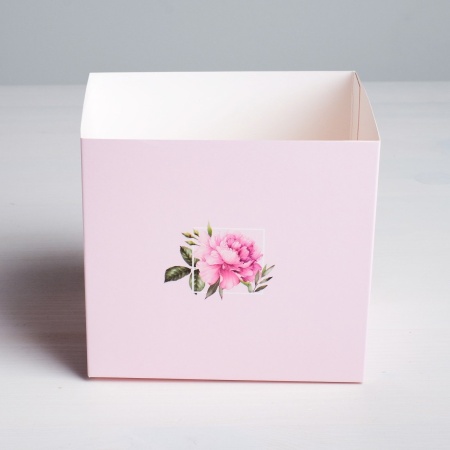 Коробка для цветов с топпером «Тебе с любовью»