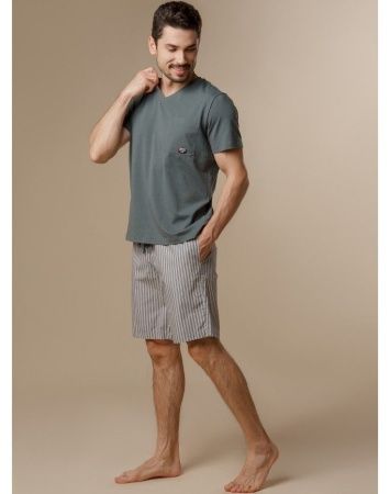 Мужская пижама с шортами 3040