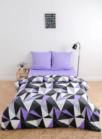 Комплект постельного белья 1201  Мозайка (фиолет) 
