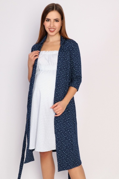 Комплект женский Забота (голубые звезды)