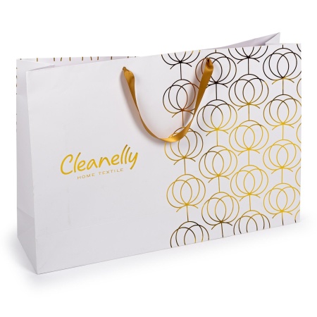Пакет бумажный Cleаnelly Gold