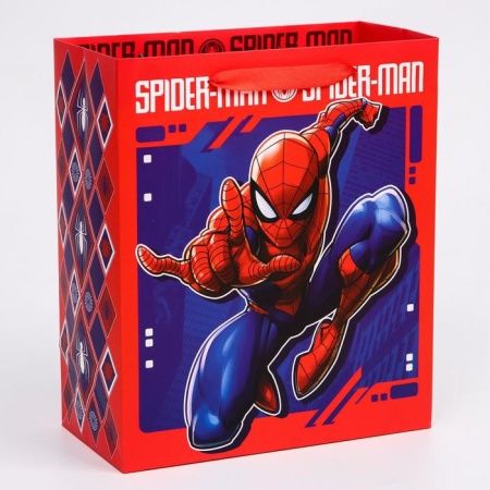 Пакет ламинат вертикальный "Spider-Man", Человек-паук, 23х27х11,5 см   4628779