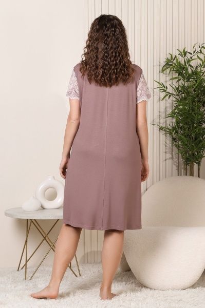 Ночная сорочка "Азарт"(КАПУЧИНО)